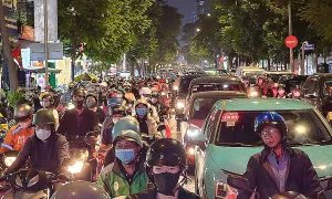 TP HCM bùng phát kẹt xe nghiêm trọng TP HCM bùng phát kẹt xe nghiêm trọng